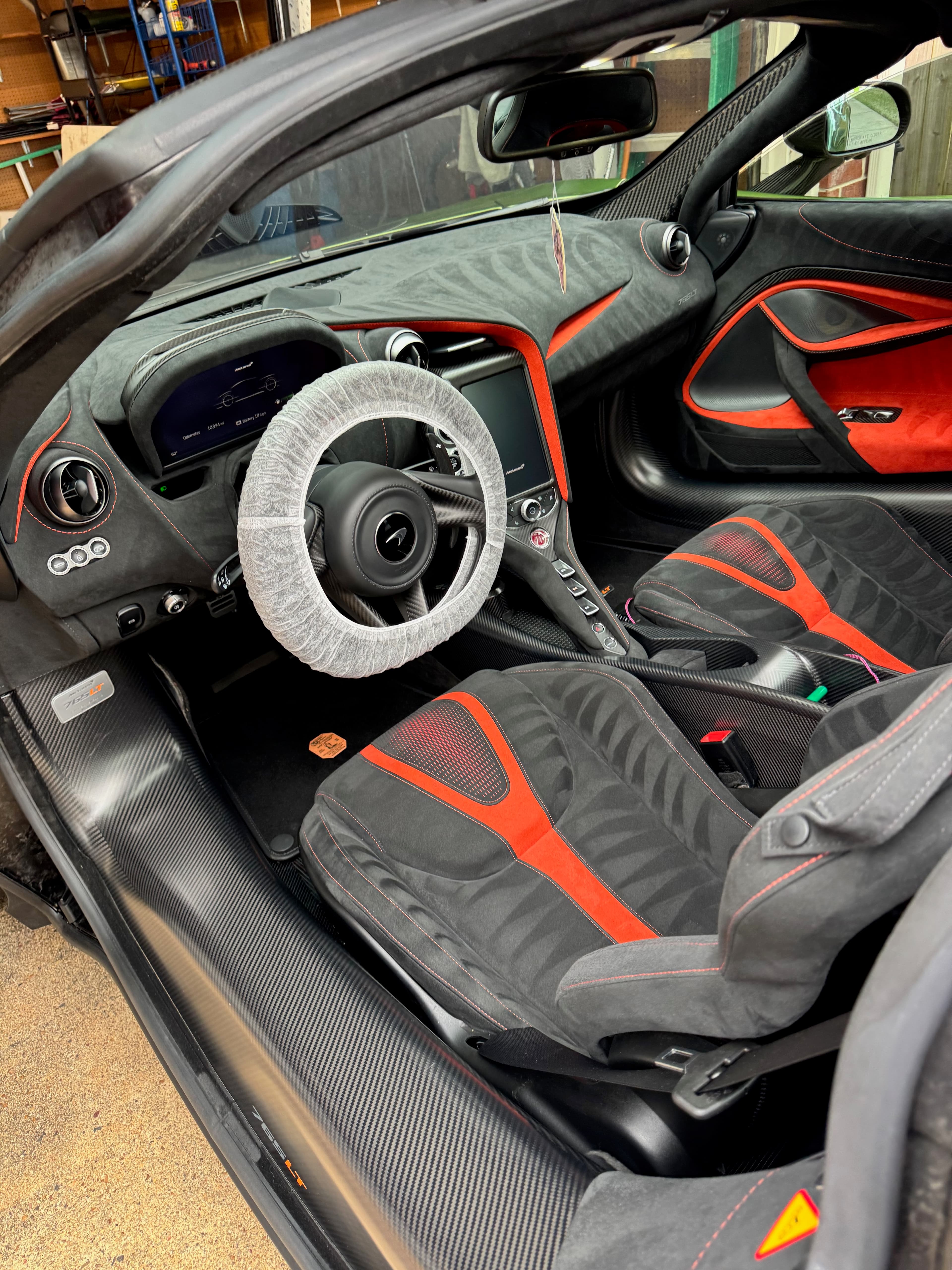McLaren interior
